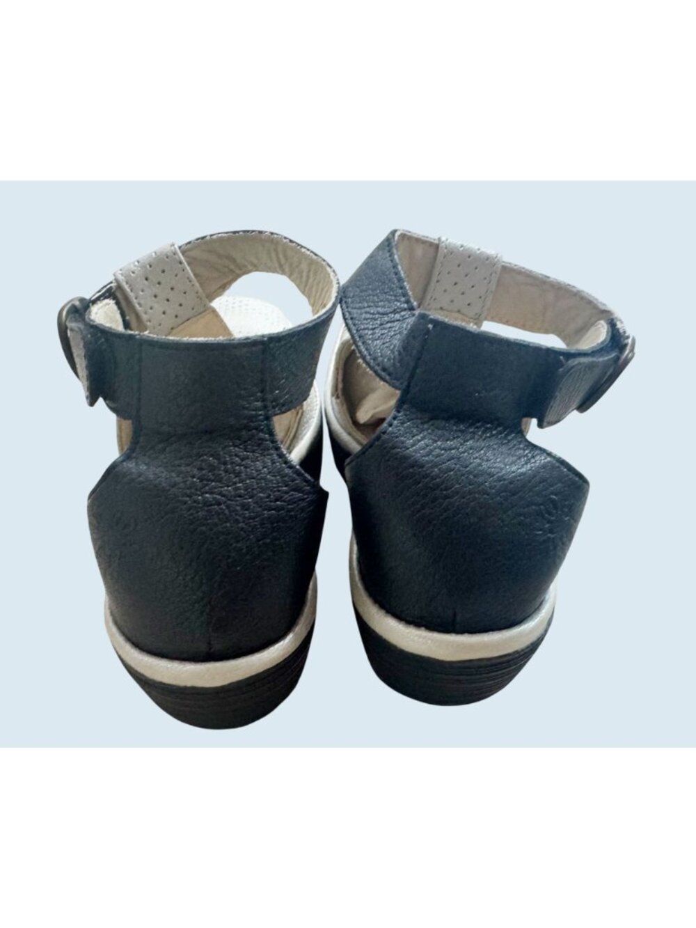FLY LONDON Lemo Ankle Strap Platform Wedge Sandal Size - Picture 4 of 7